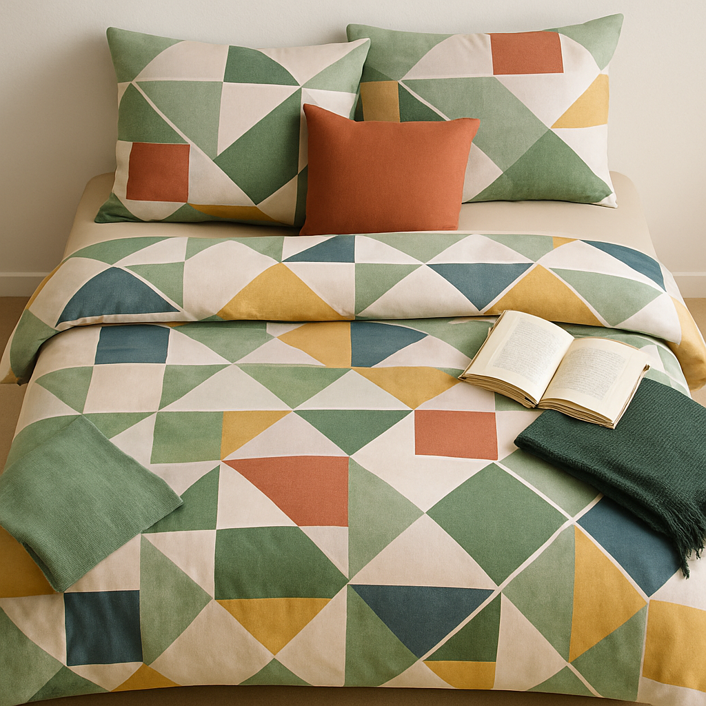 Geometric Pattern Bedsheet