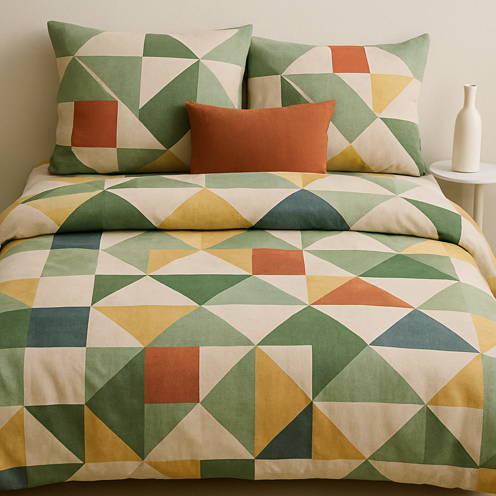 Geometric Pattern Bedsheet