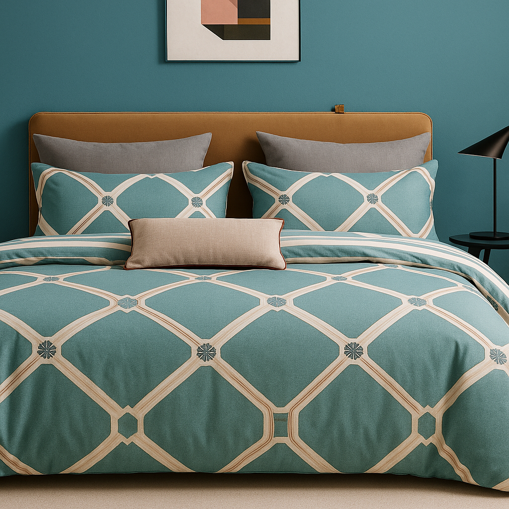 Geometric Pattern Bedsheet