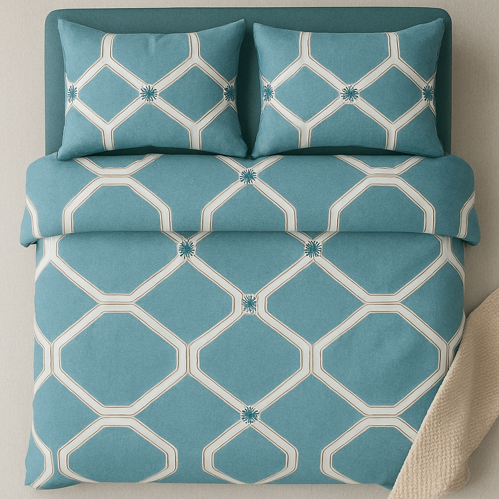 Geometric Pattern Bedsheet