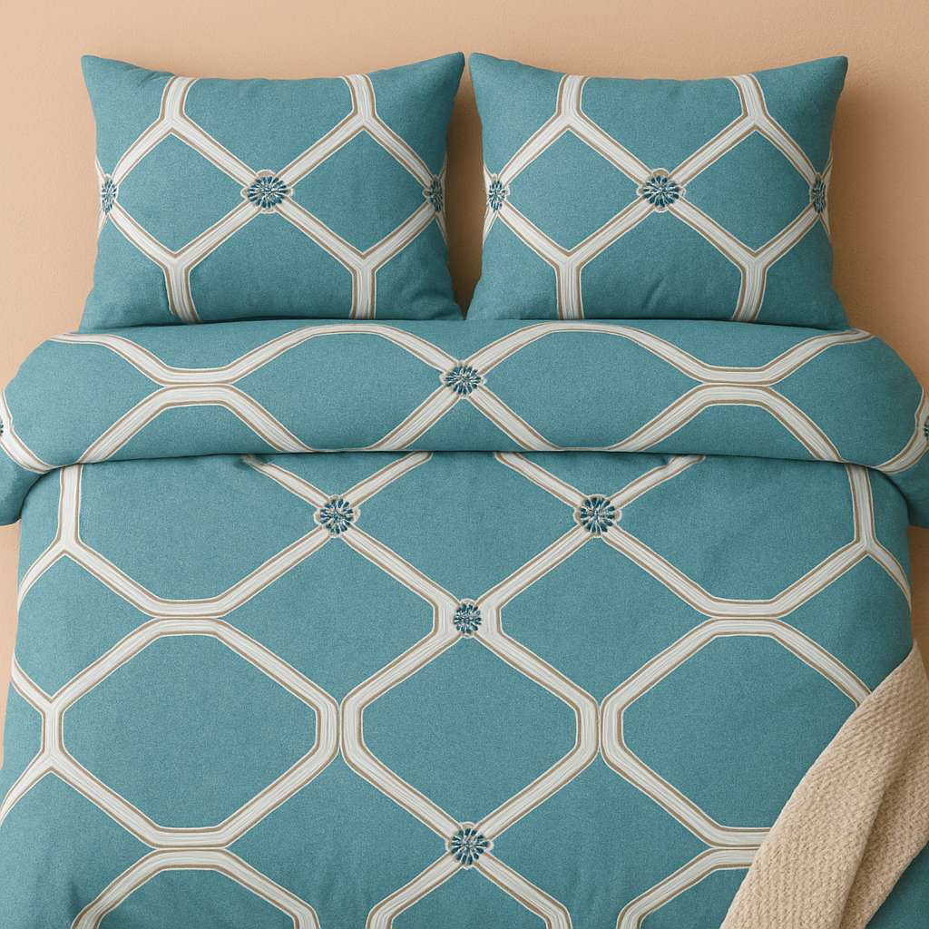 Geometric Pattern Bedsheet