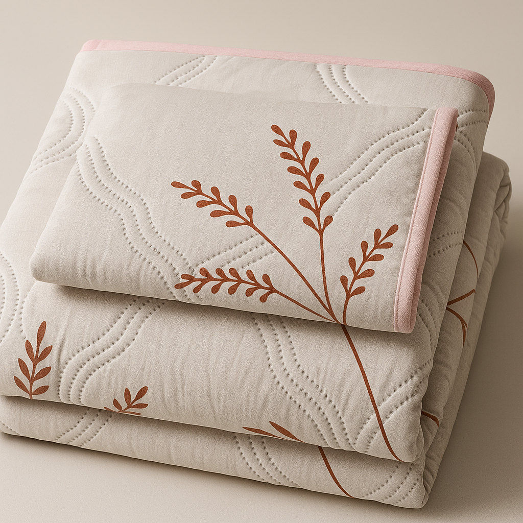 Embroidered Ultrasonic Double Comforter