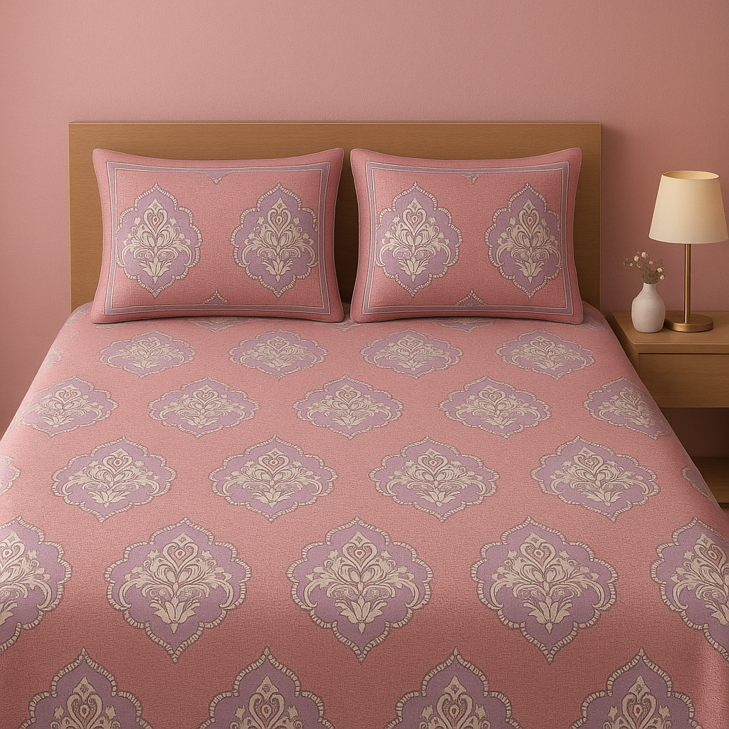 Elegant patterned bedsheet