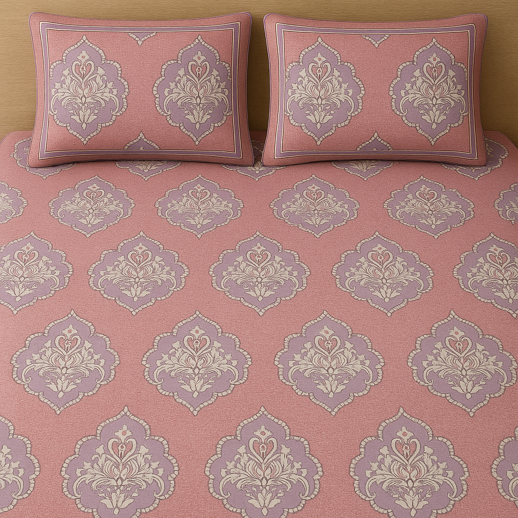 Elegant patterned bedsheet