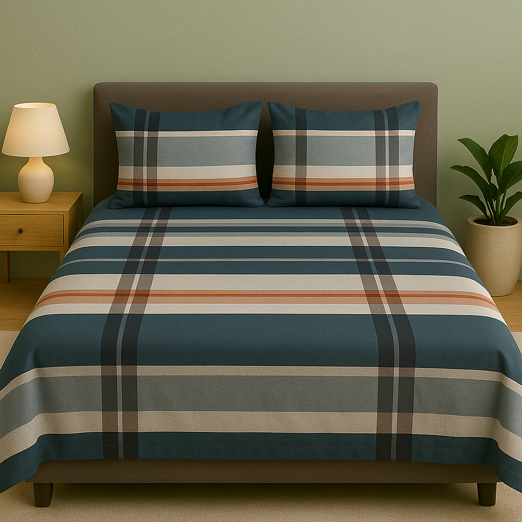 Plaid Pattern Bedsheet