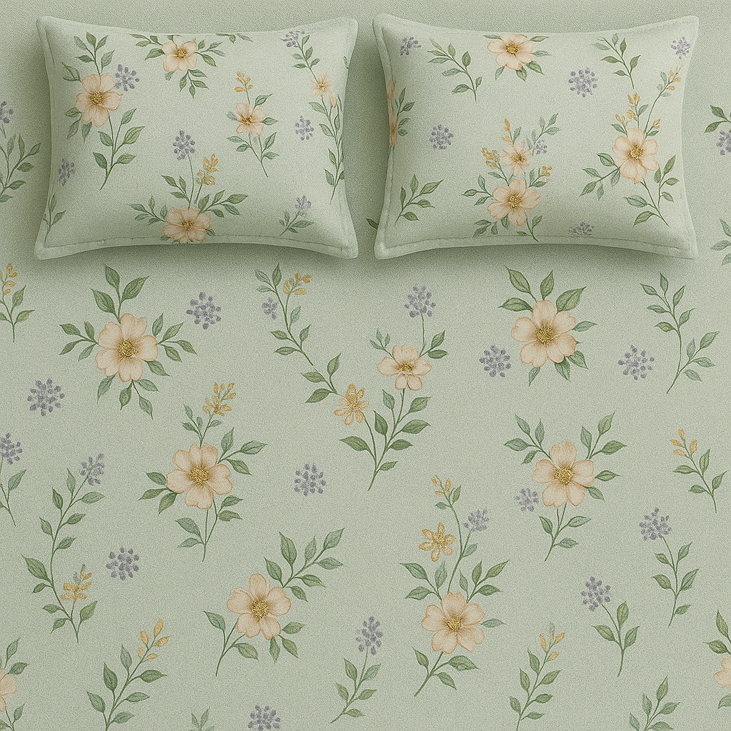 Floral Pattern Bedsheet