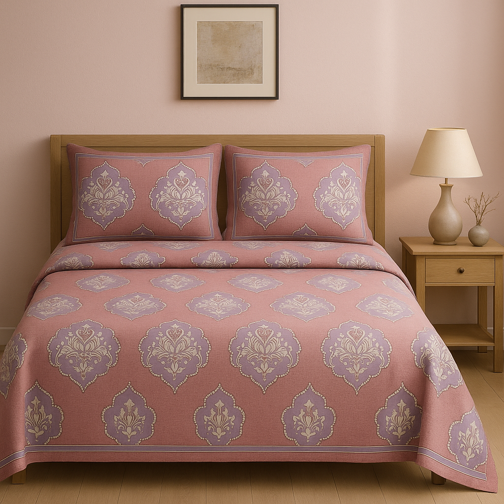 Elegant patterned bedsheet