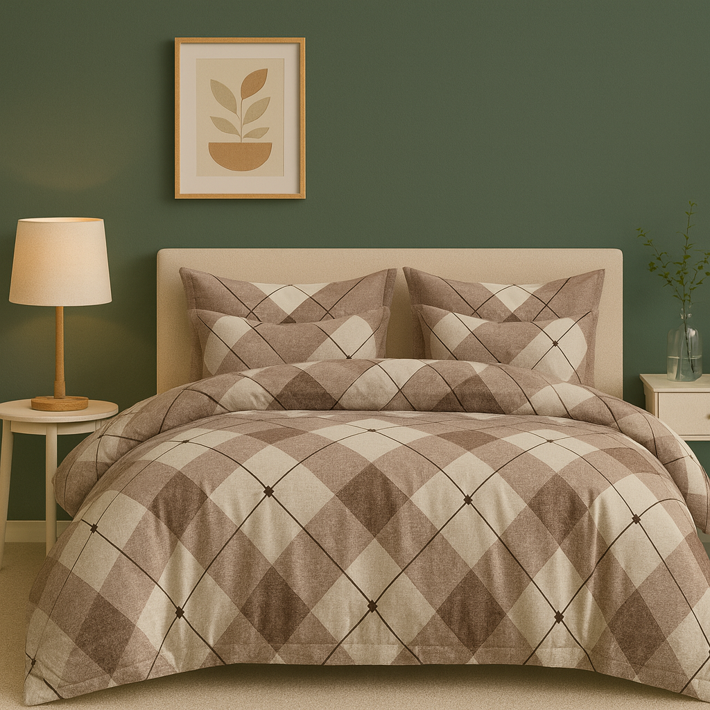 Geometric Pattern Bedsheet