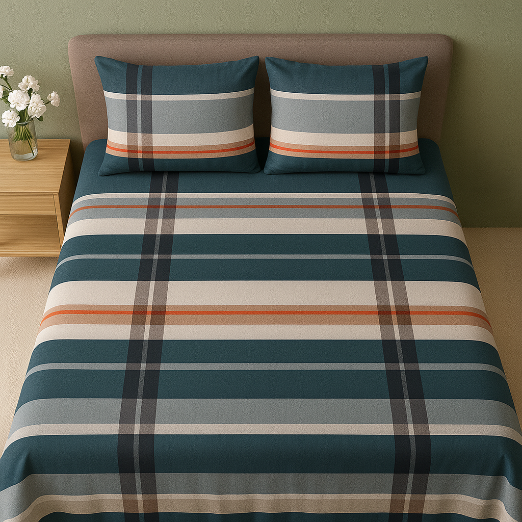 Plaid Pattern Bedsheet