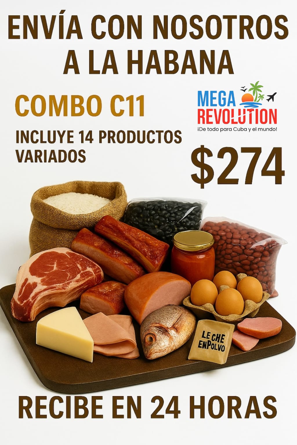 Combo C11 de alimentos variados