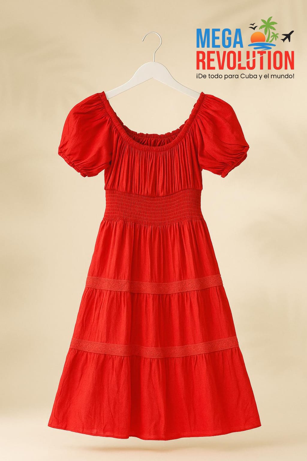 Vestido rojo de verano