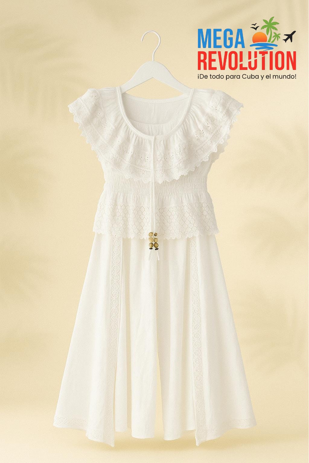 Vestido blanco de verano