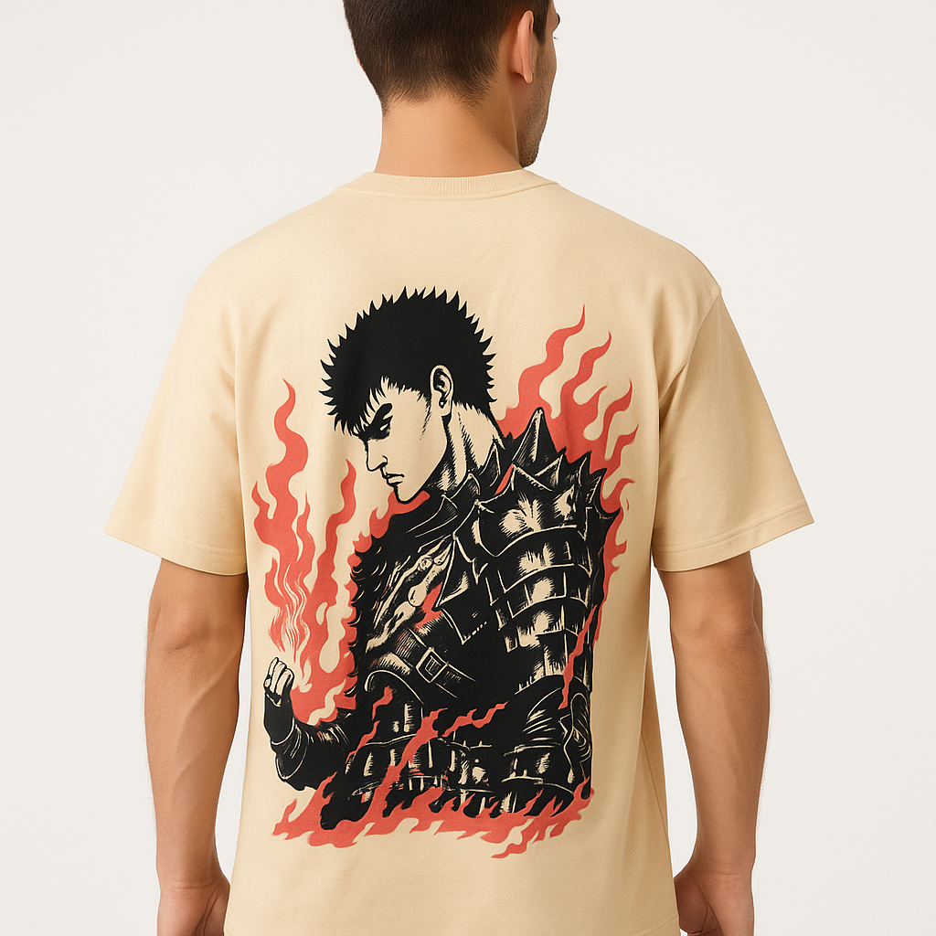 Beige Graphic Print T-Shirt