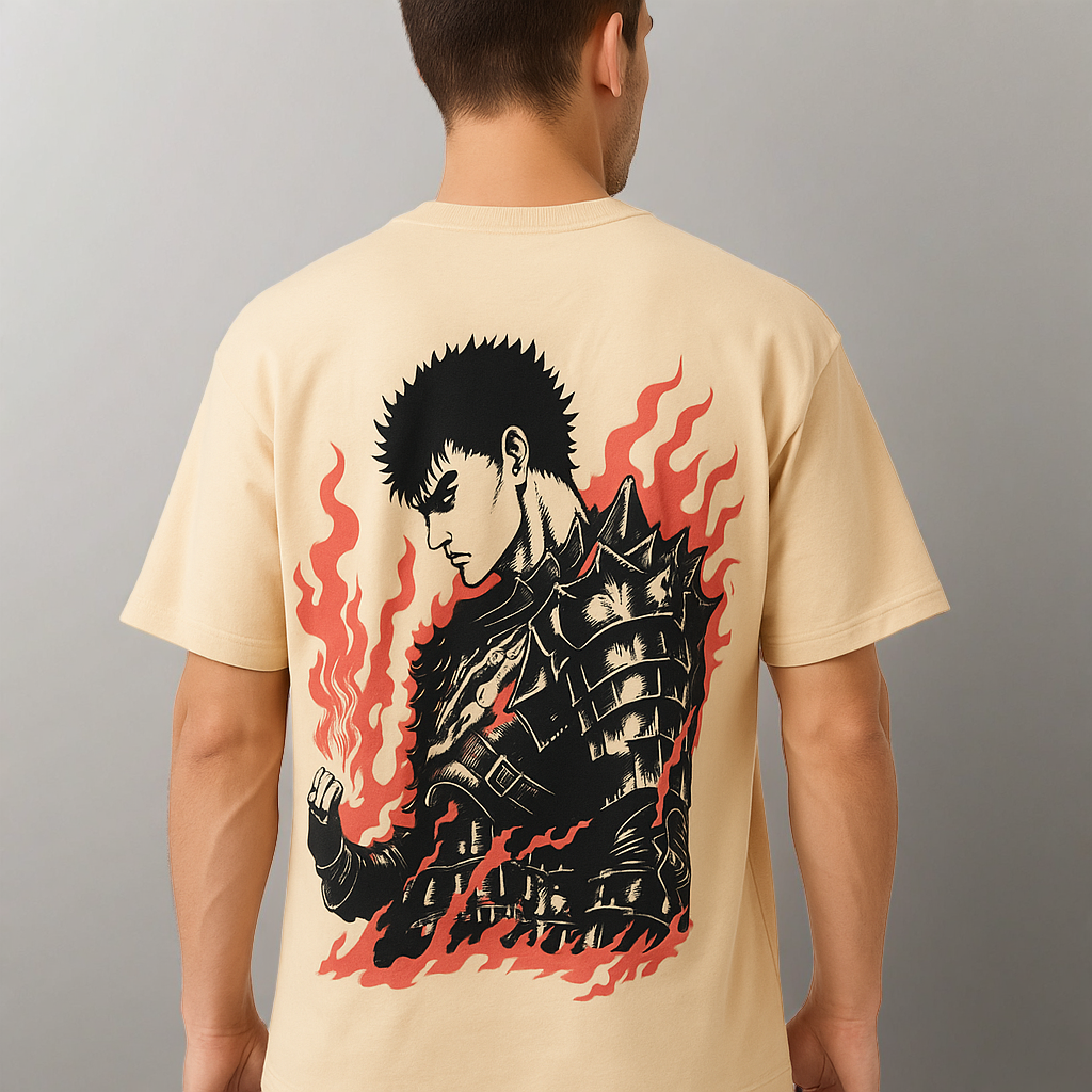 Beige Graphic Print T-Shirt