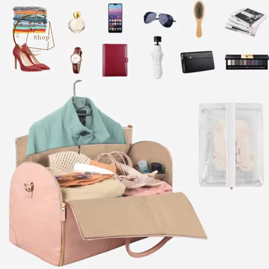 Bolsa de deporte grande de piel sintética.