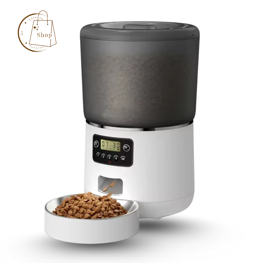 Comedero automático para mascotas de 4 l