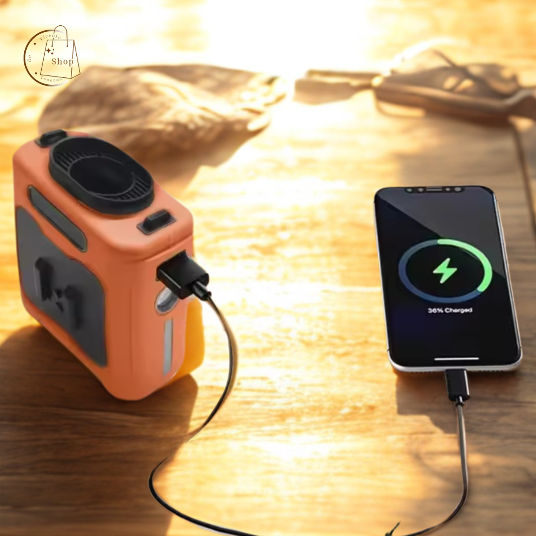Ventilador USB Portátil 3 en 1