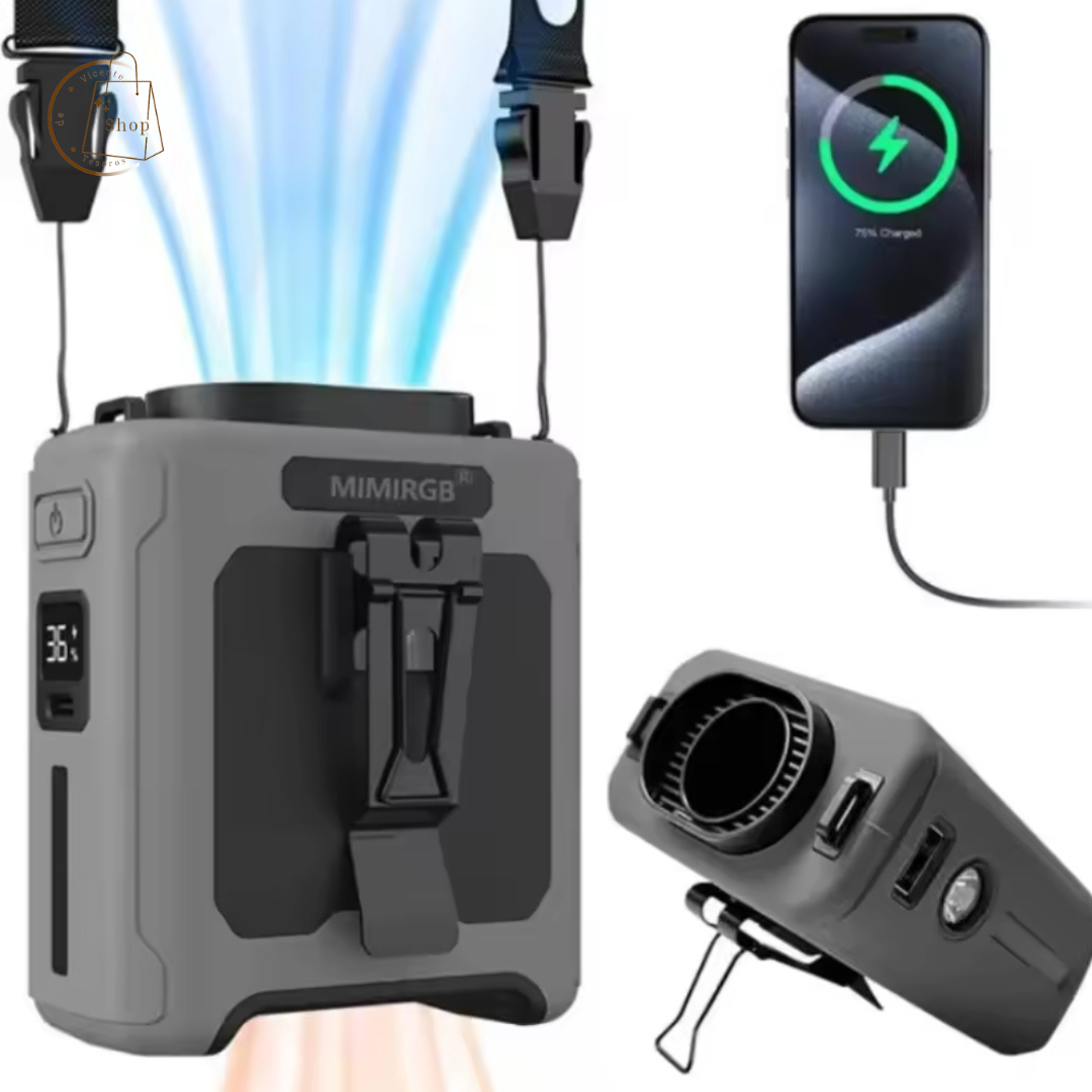 Ventilador USB Portátil 3 en 1