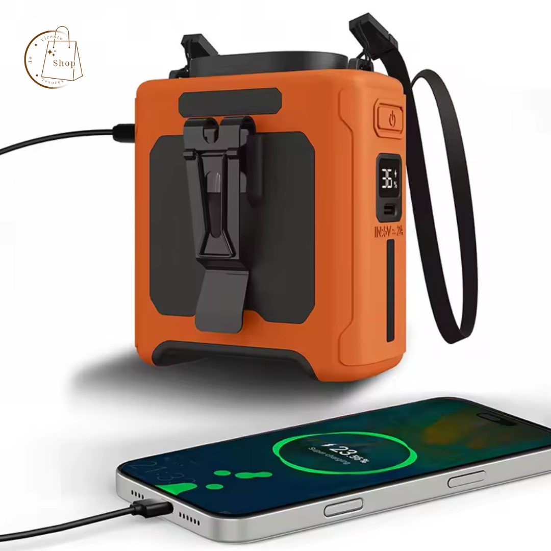 Ventilador USB Portátil 3 en 1