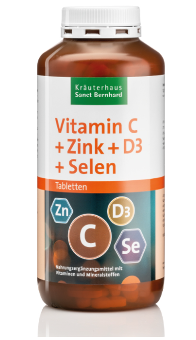 Vitamina C + Zinc + D3 + Selenio