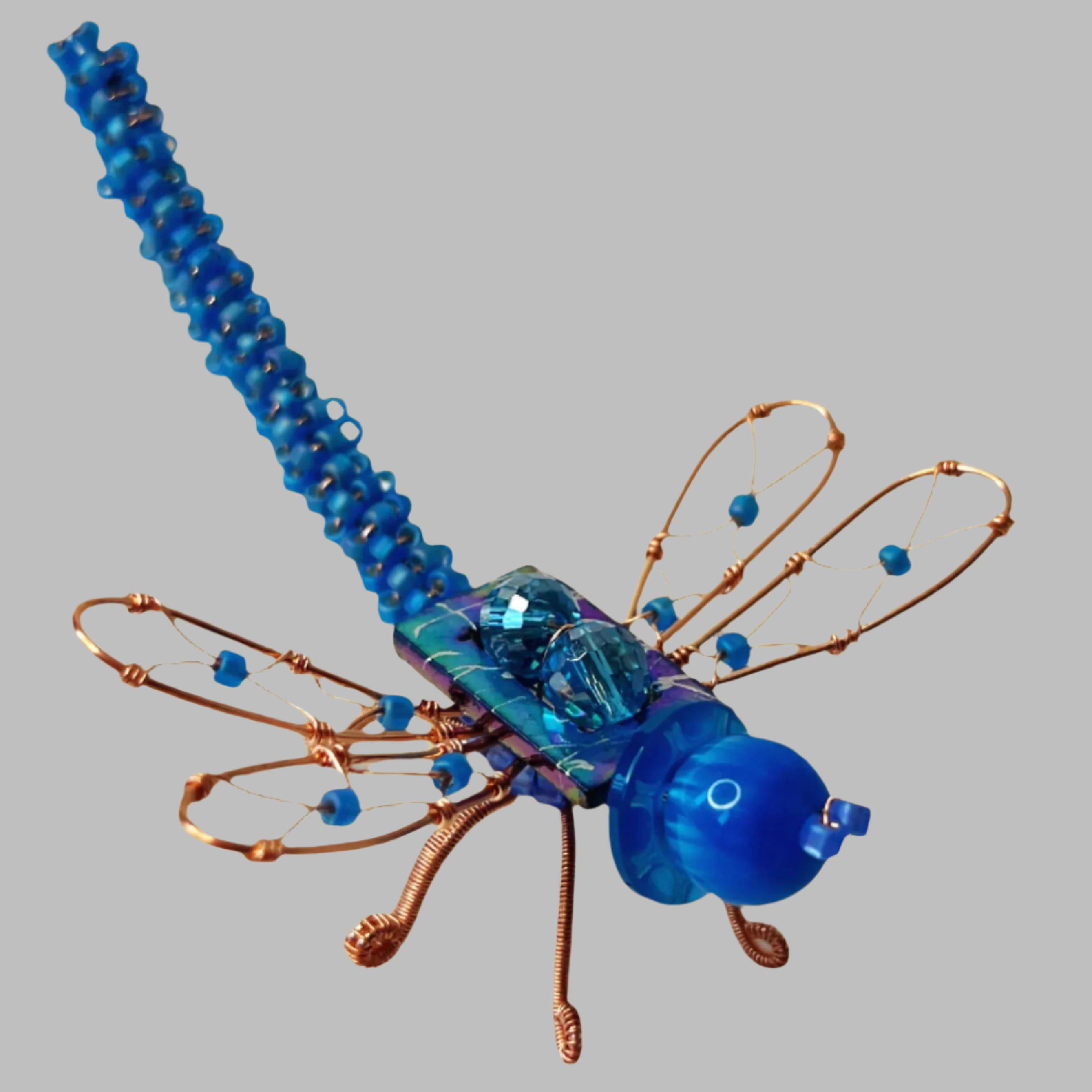 Handcrafted Beaded Dragonfly