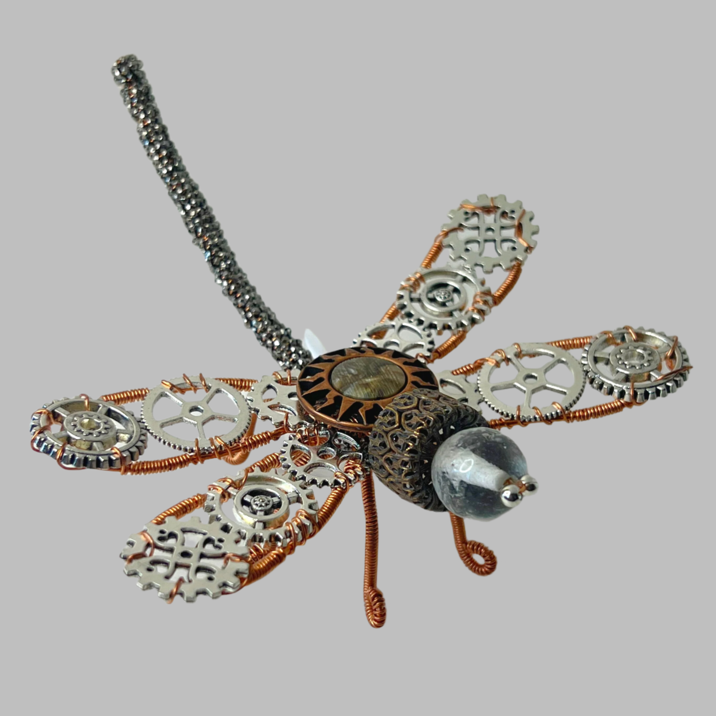 Steampunk Dragonfly Ornament
