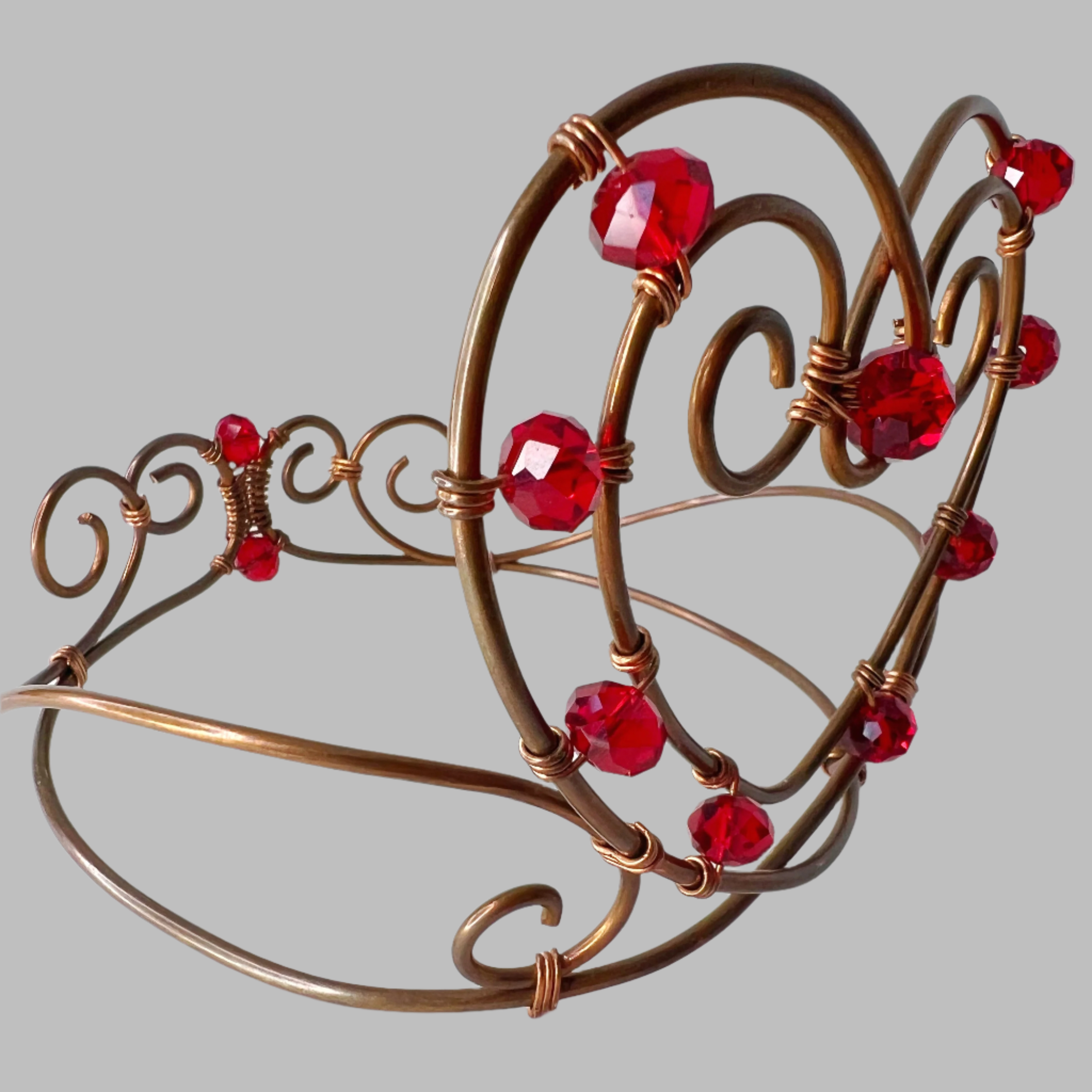 Handcrafted Wire Queen of Hearts Tiara
