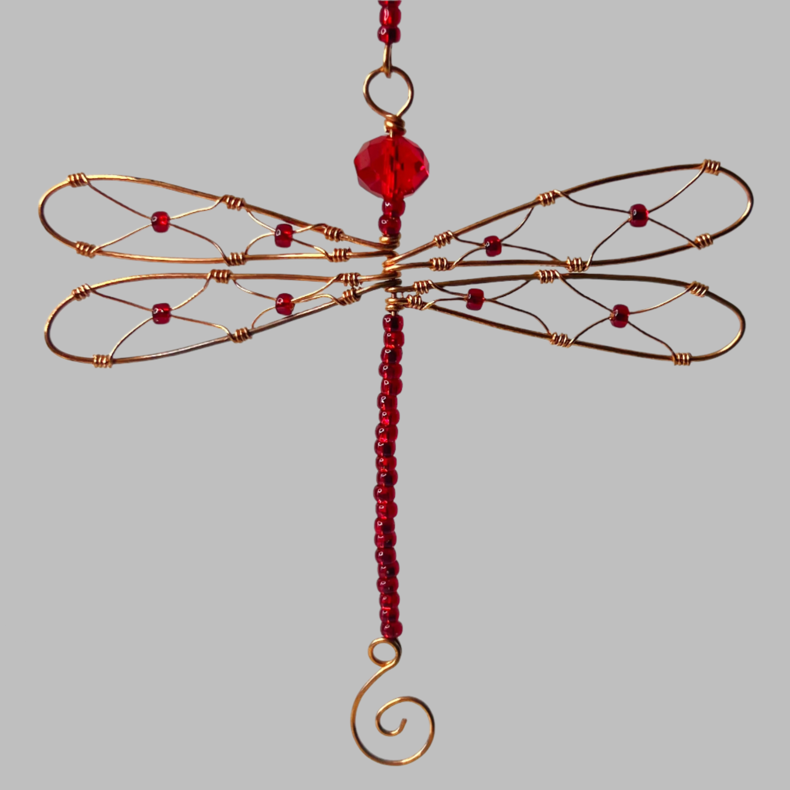 Wire Dragonfly Ornament