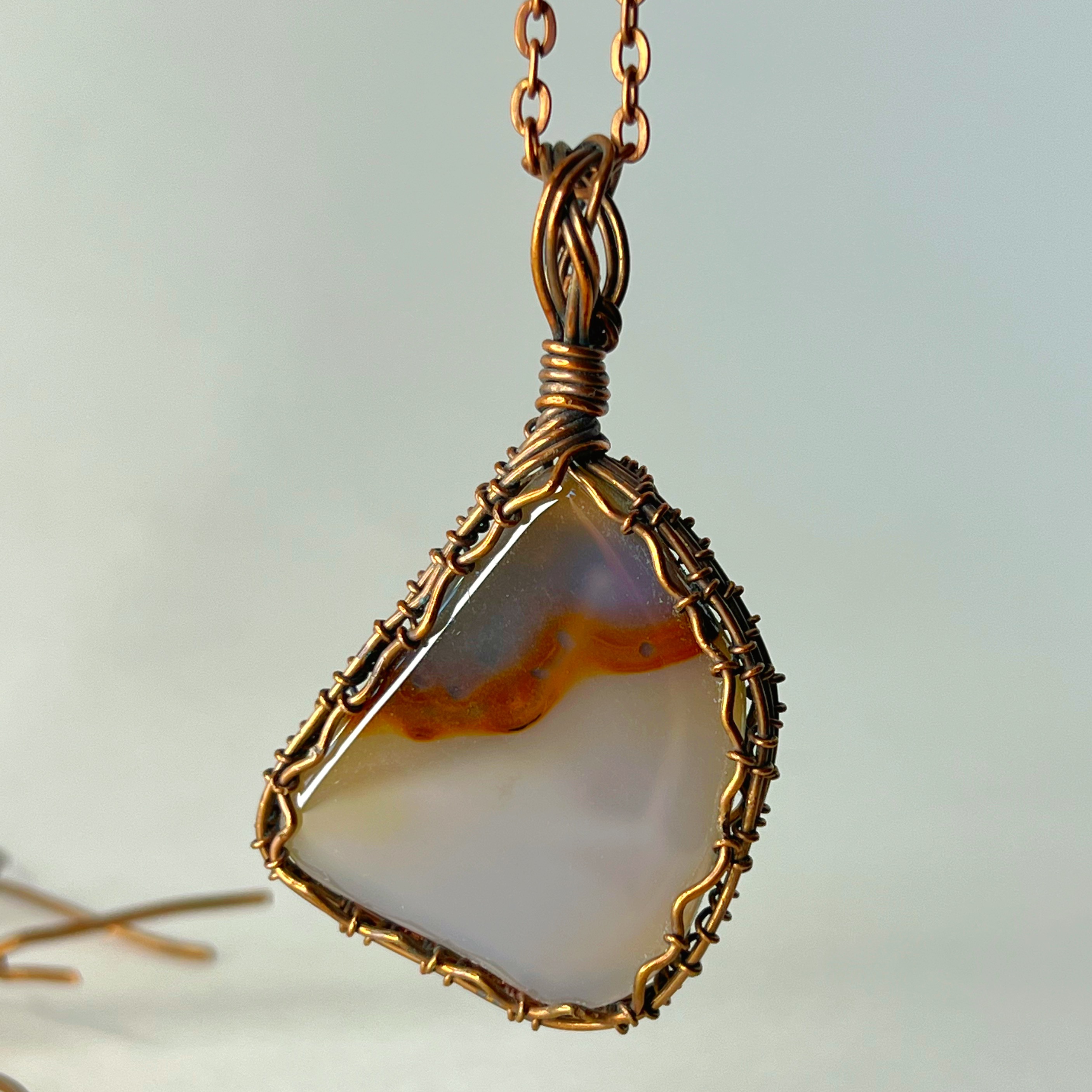 Handcrafted Agate Stone Pendant