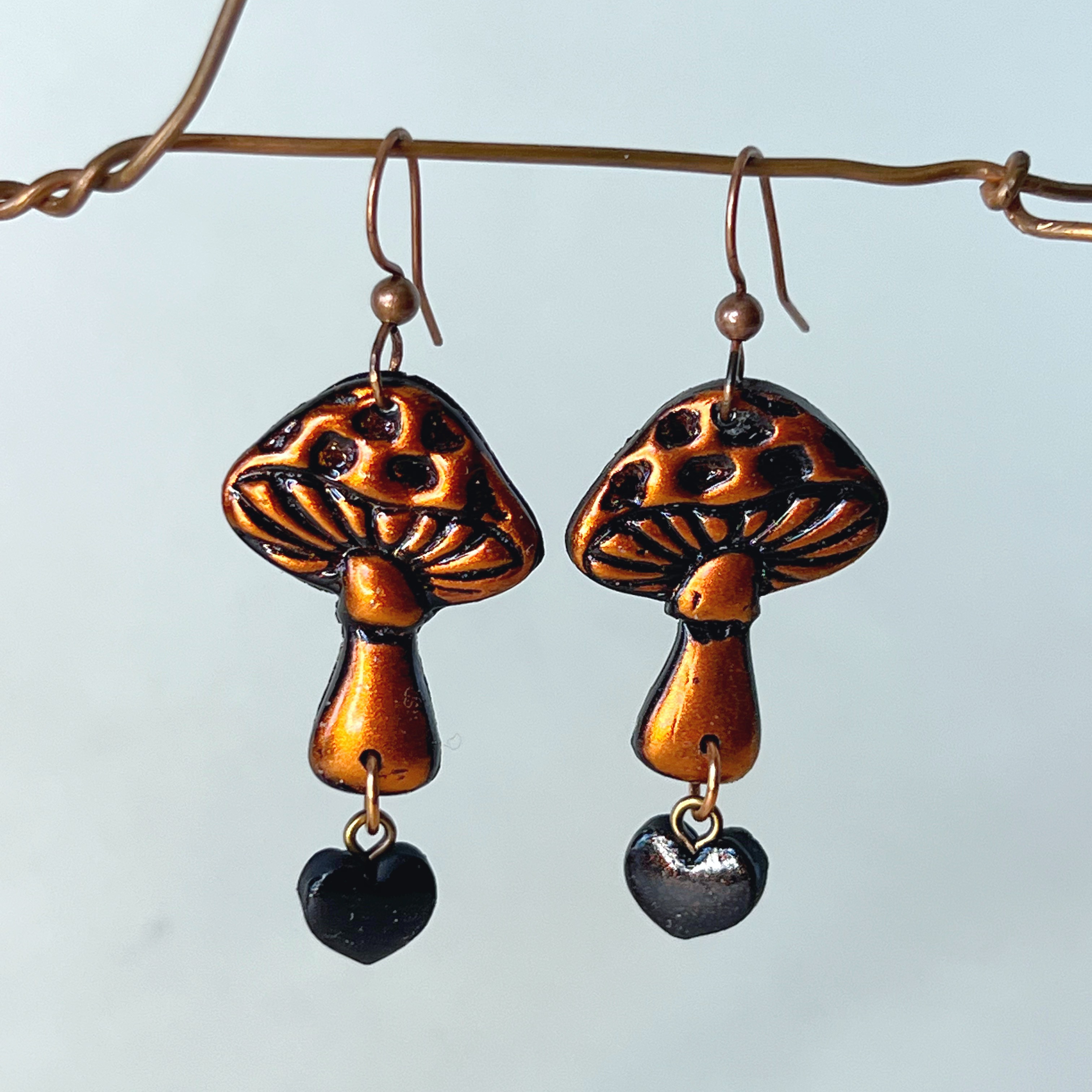 Mushroom Earrings