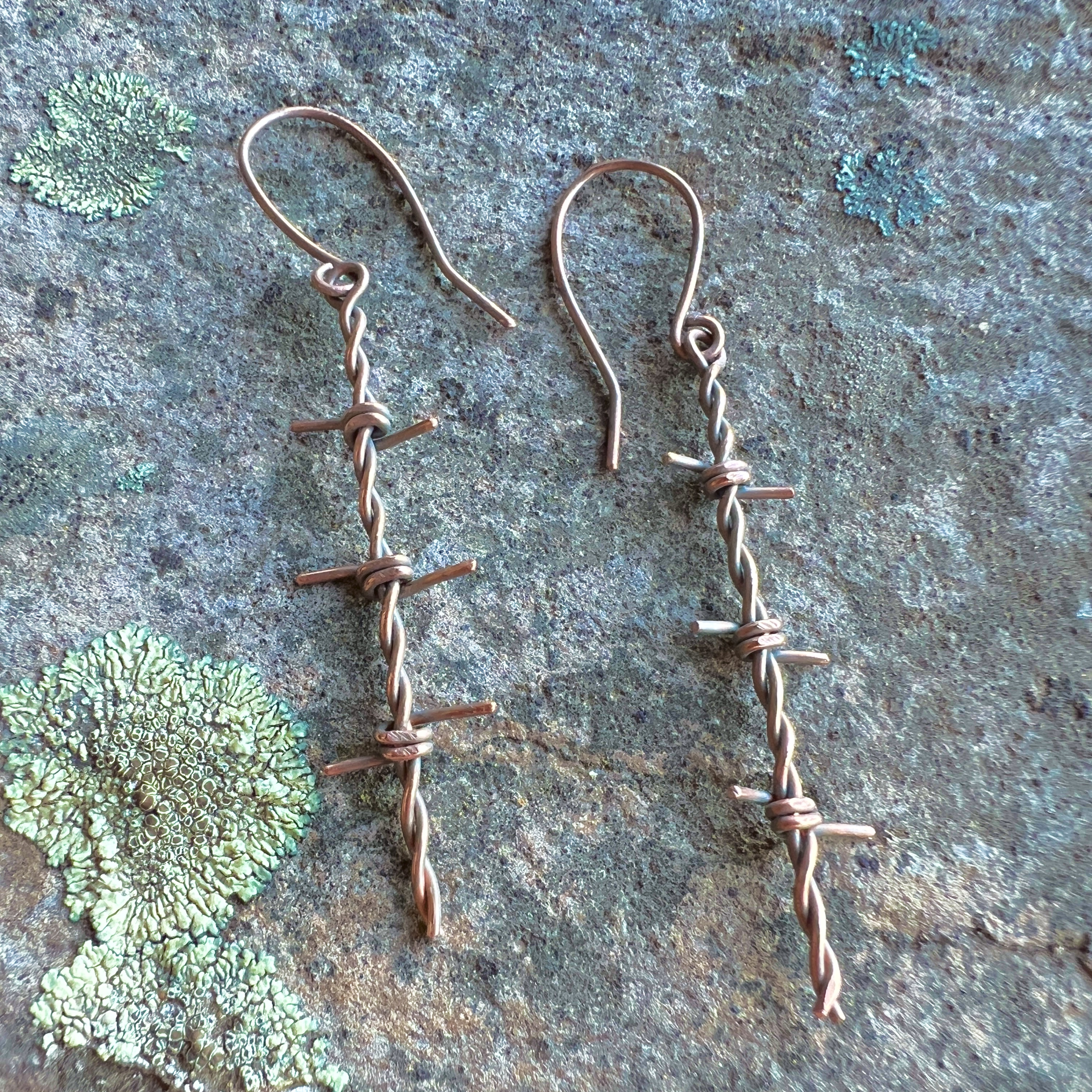 Barbed Wire Earrings