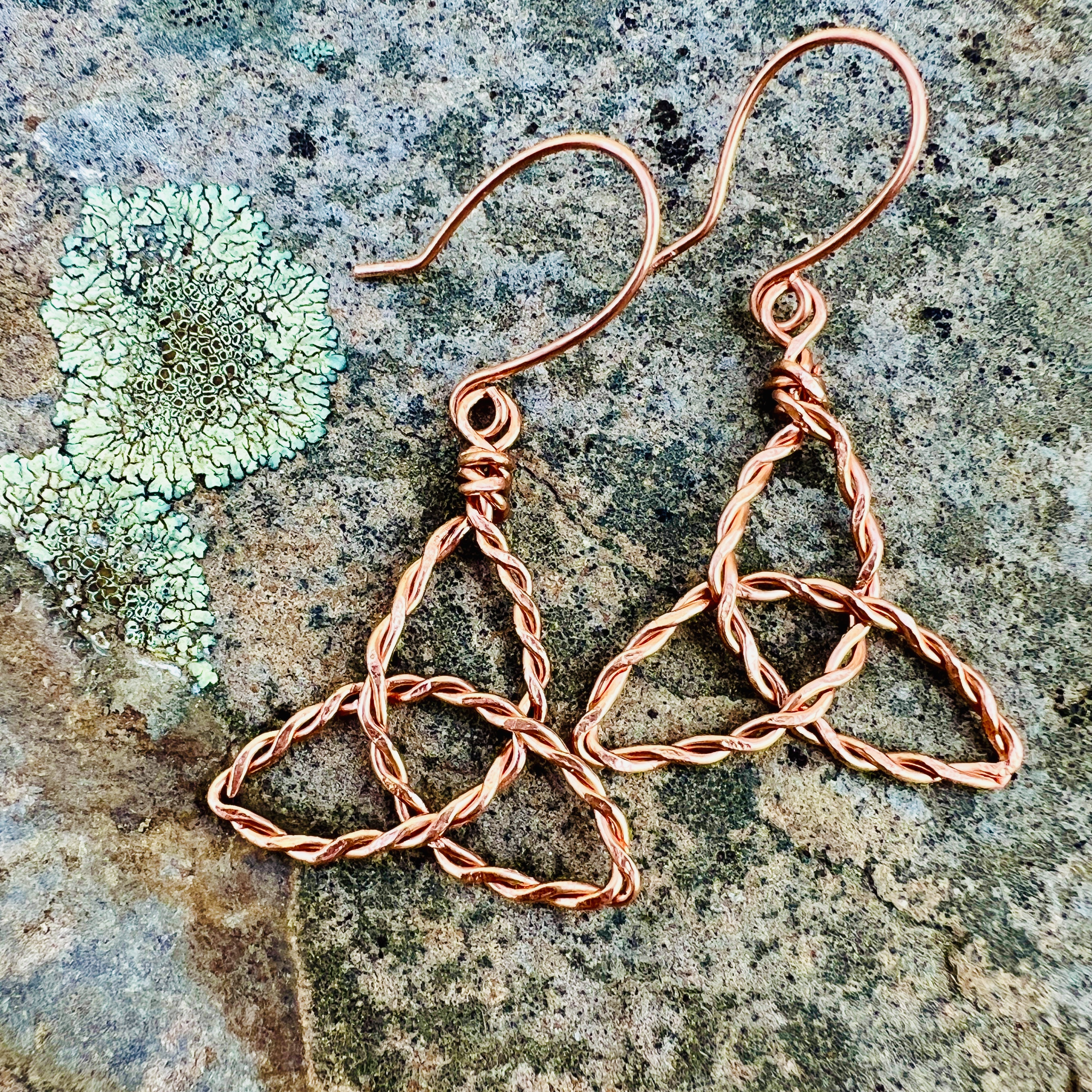 Handcrafted Triquetra Earrings