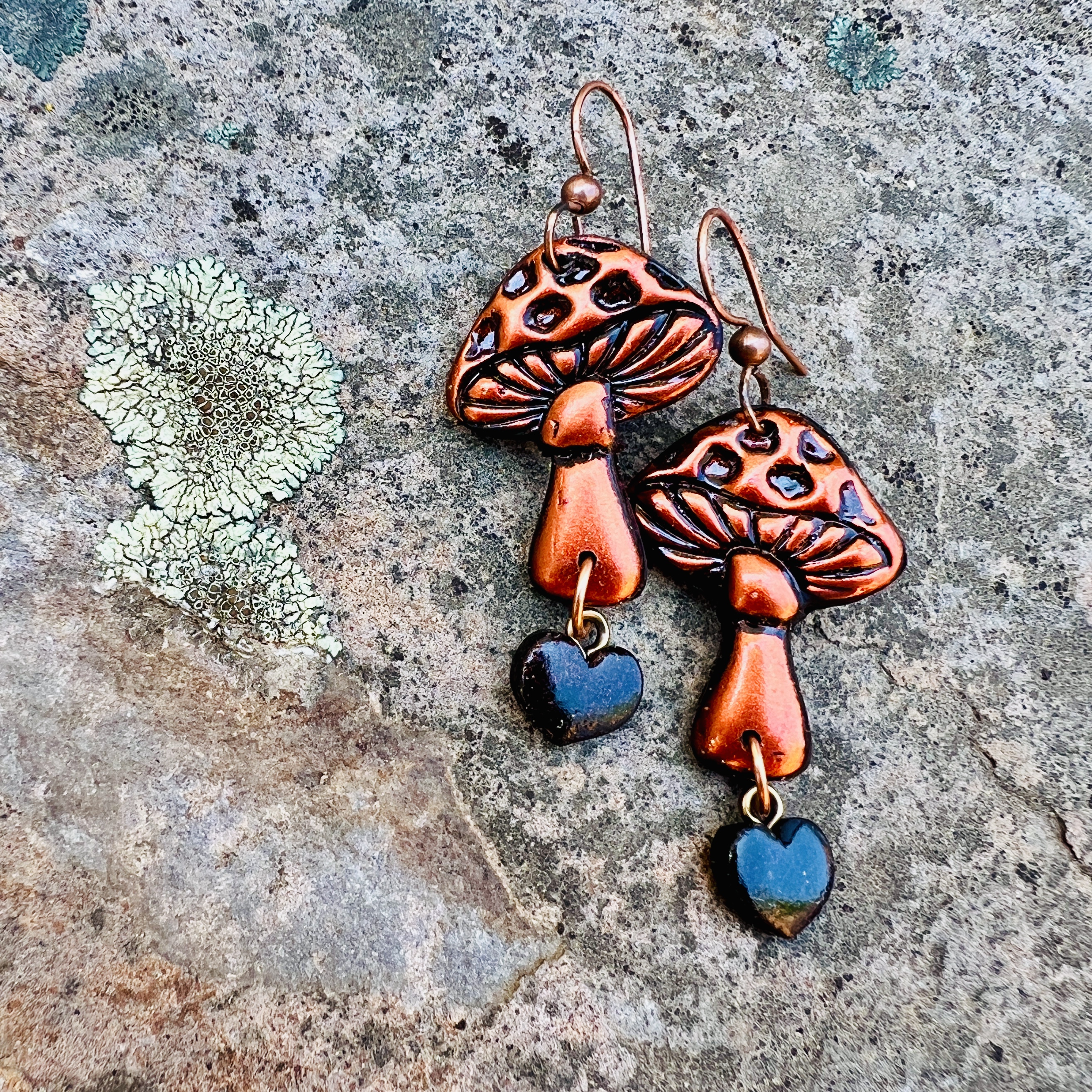 Mushroom Earrings
