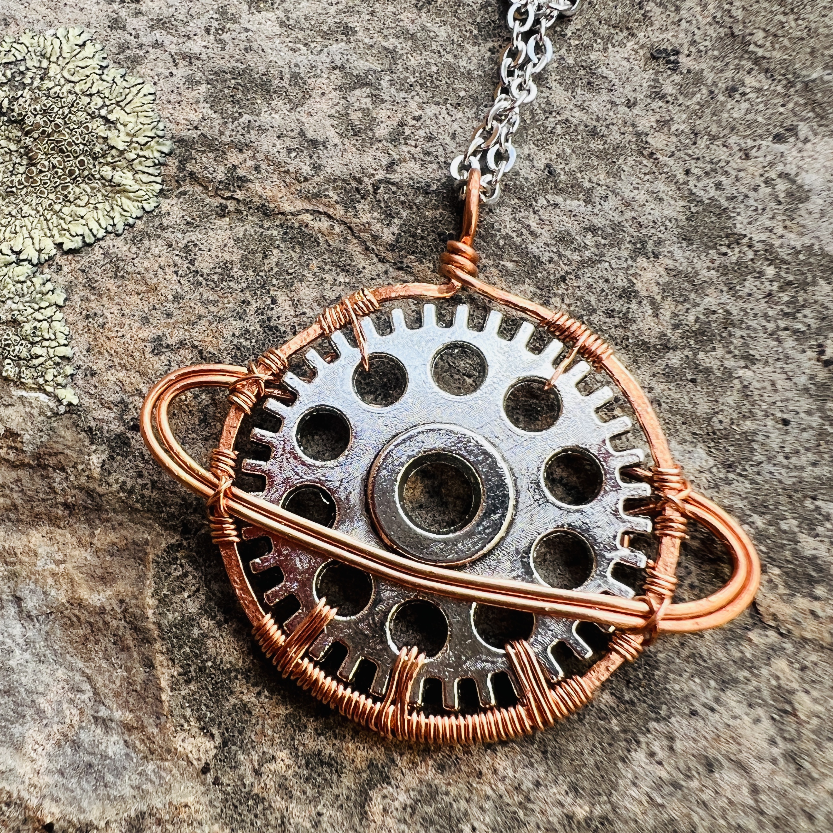 Handcrafted Planet Pendant