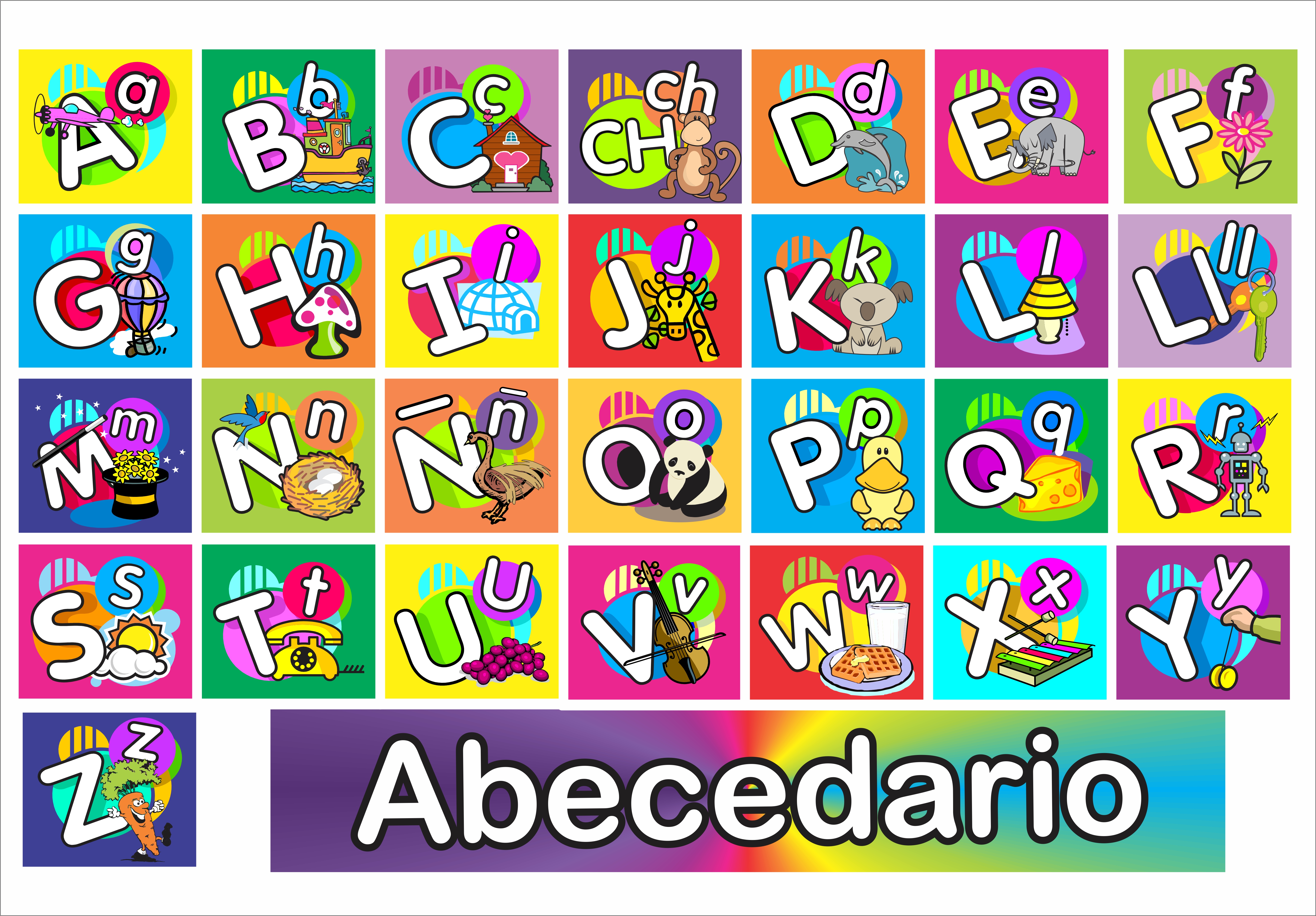 Tabla del Abecedario para niños