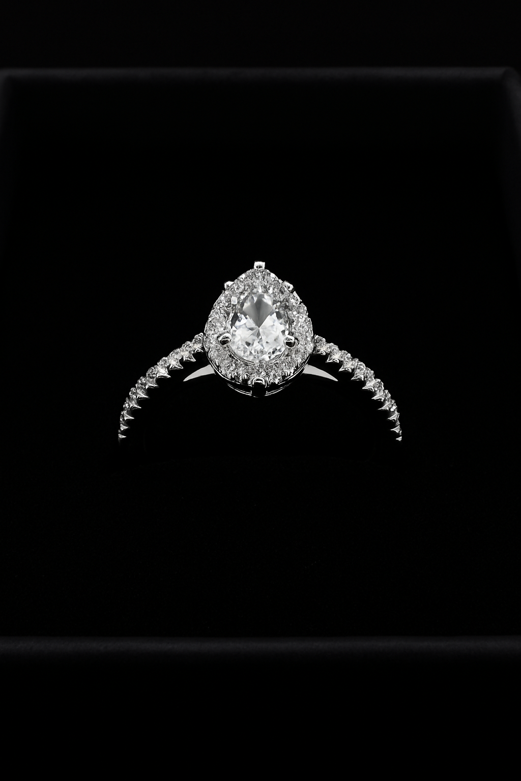 Anel Classic Celest Cravejado | Prata 925