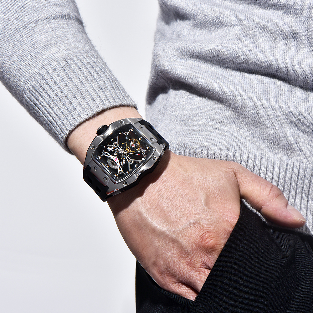 Relógio Monza Silver & Black | PAGANI DESIGN