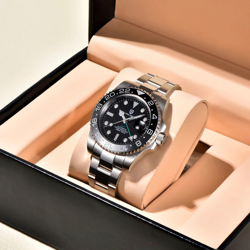 Relógio Crown Signet Pantheon Black | PAGANI DESIGN