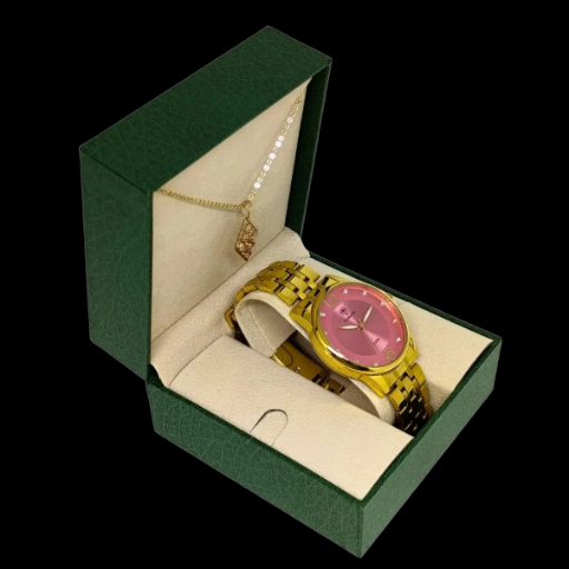 Relógio Analógico W2122 Dourado | TUGUIR