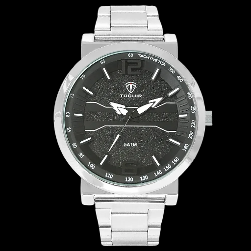 Relógio Analógico TG105 Prata | TUGUIR