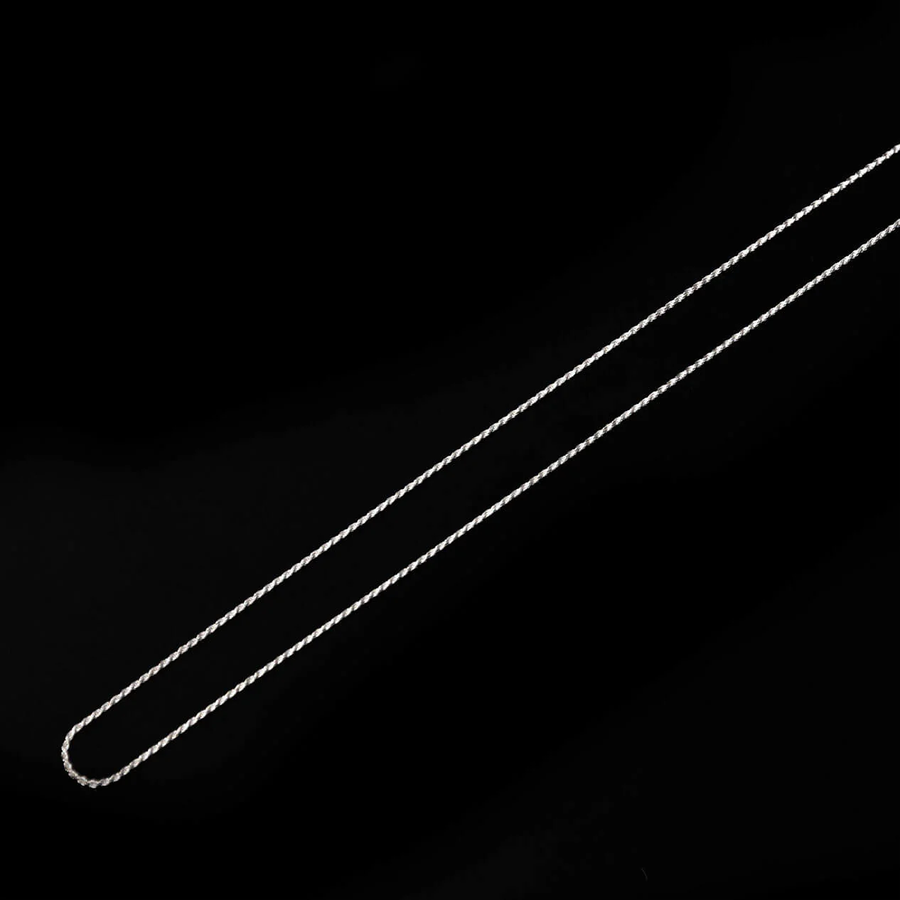 Corrente Baiana em Prata 60cm