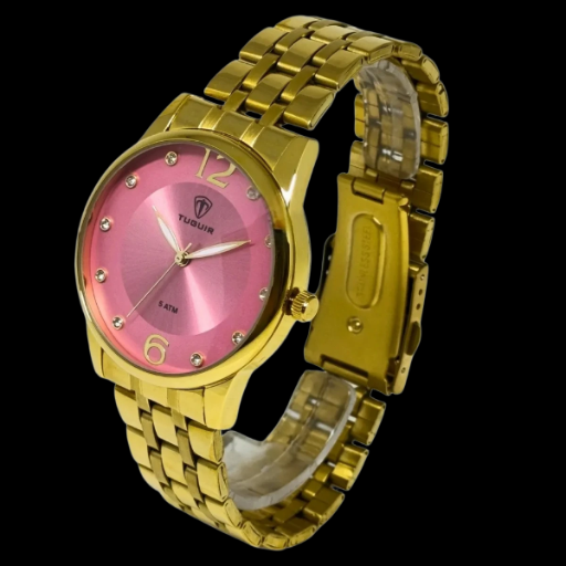 Relógio Analógico W2122 Dourado | TUGUIR