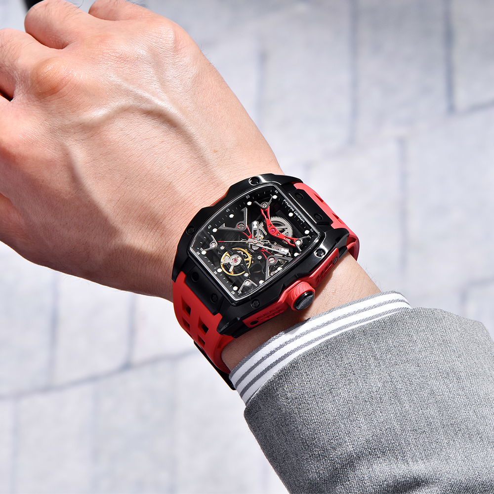 Relógio Monza Black & Red | PAGANI DESIGN