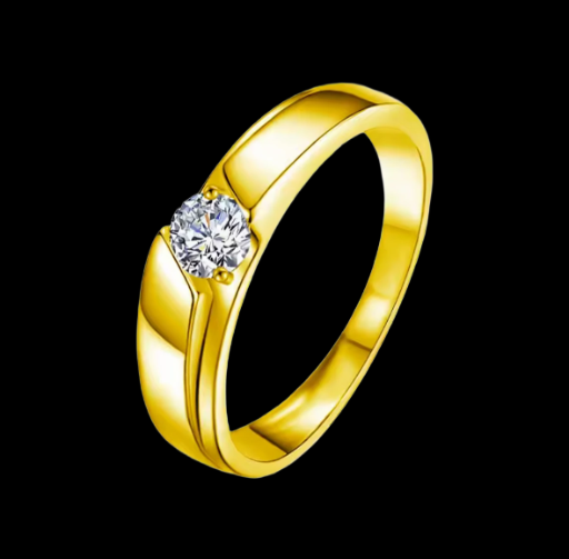 Aliança Classic Celest Moissanite