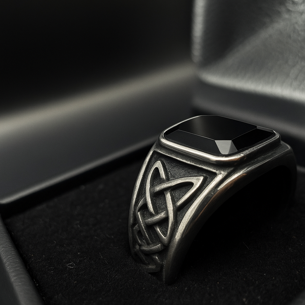 Anel Black Rock Viking | Inox