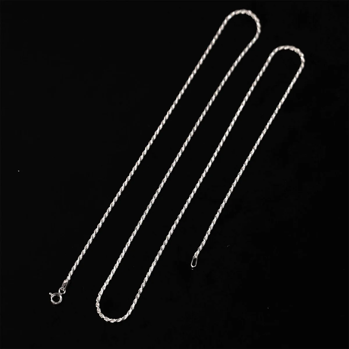 Corrente Baiana em Prata 60cm