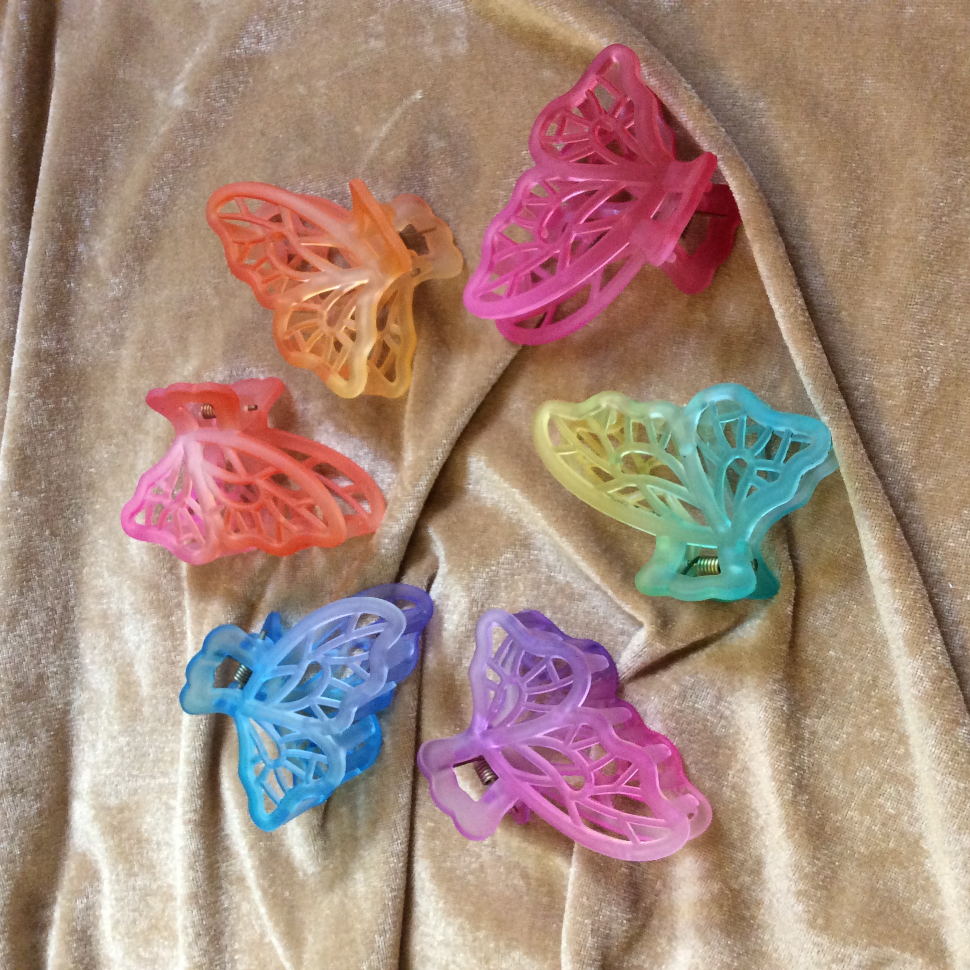 Butterfly Hair Claw Clips