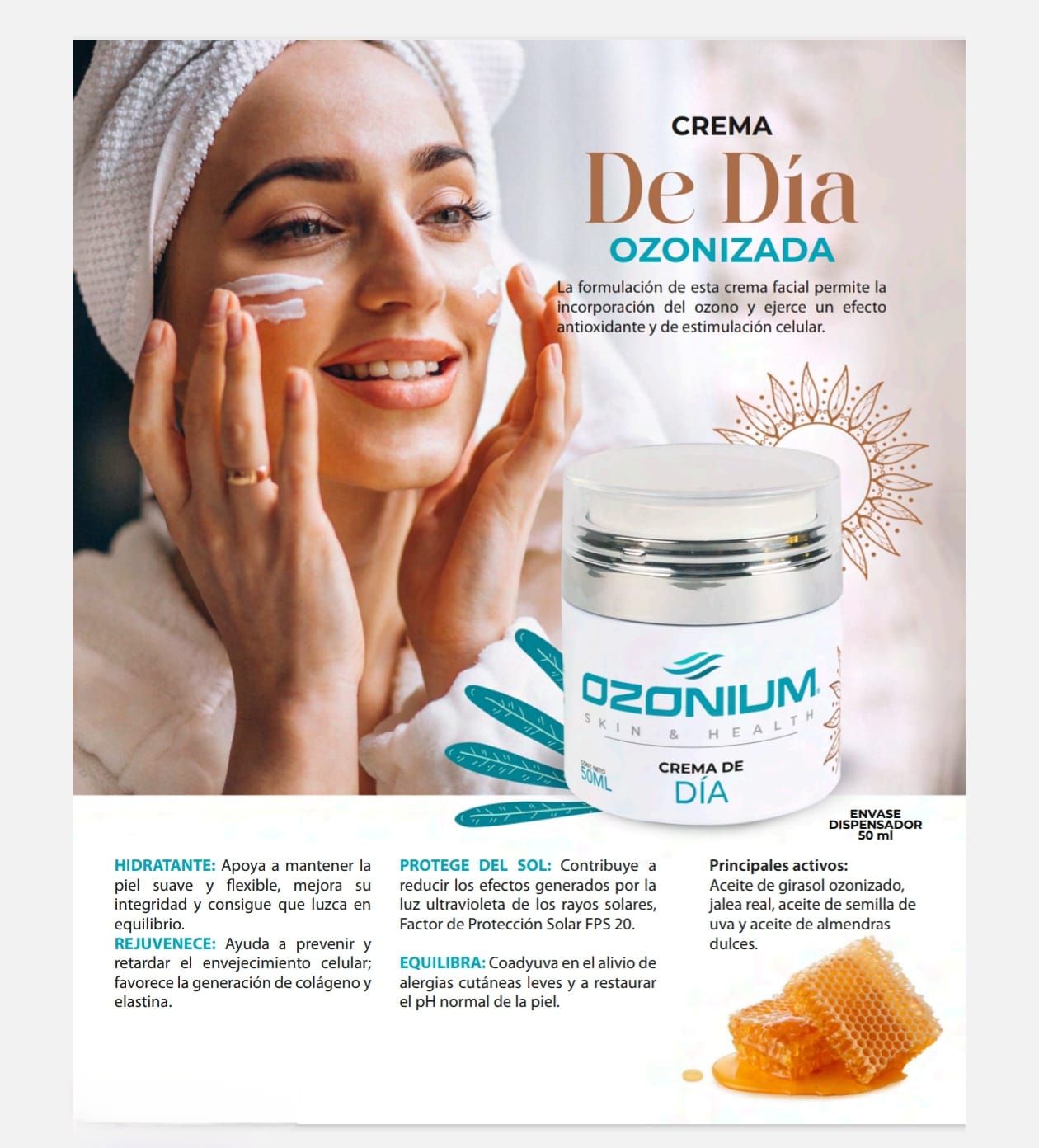 Crema de Día ozonizada