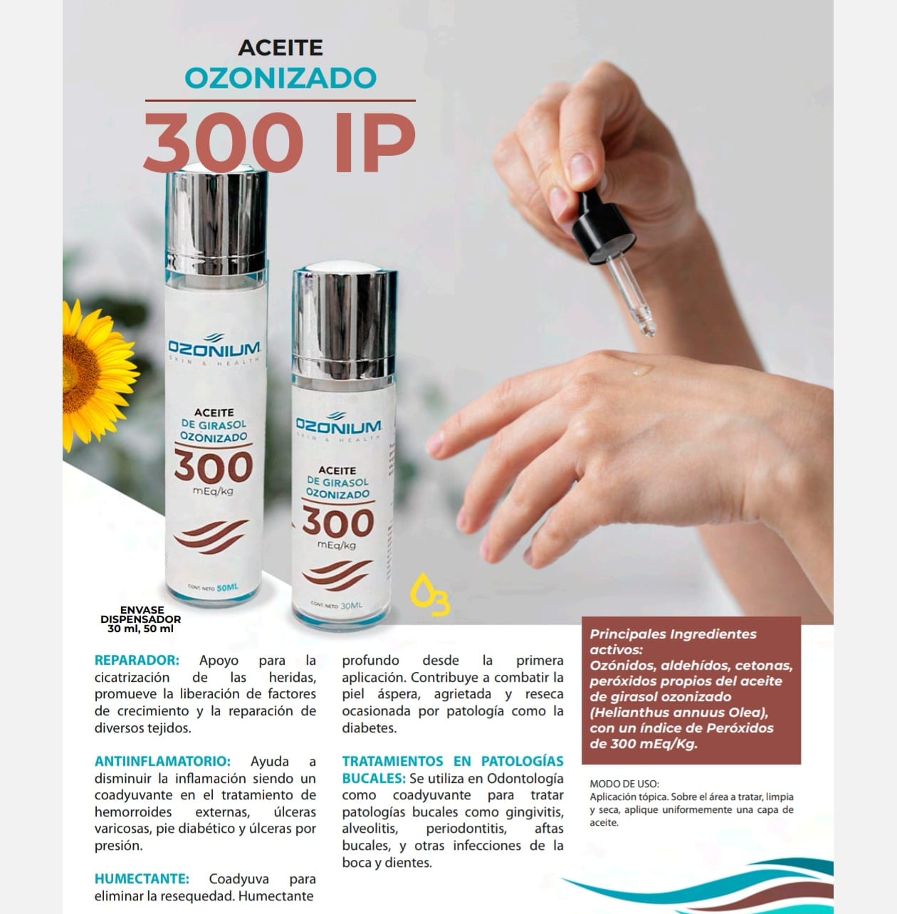 Aceite de Girasol Ozonizado