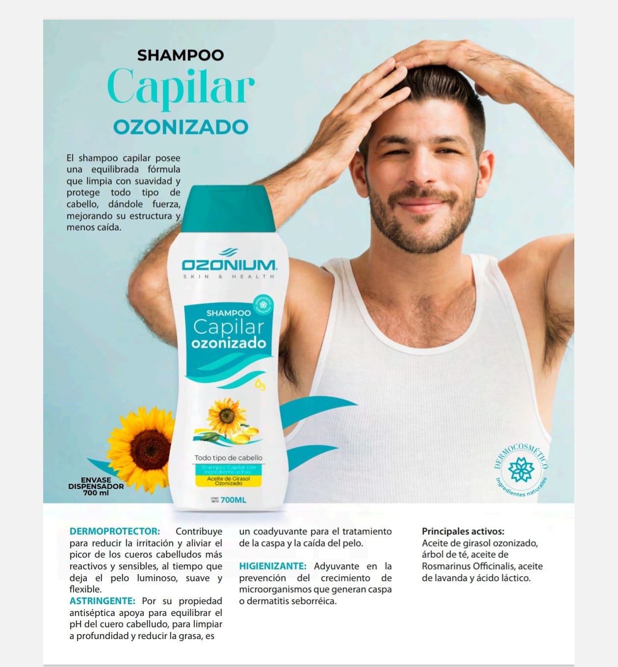 Shampoo Capilar Ozonizado